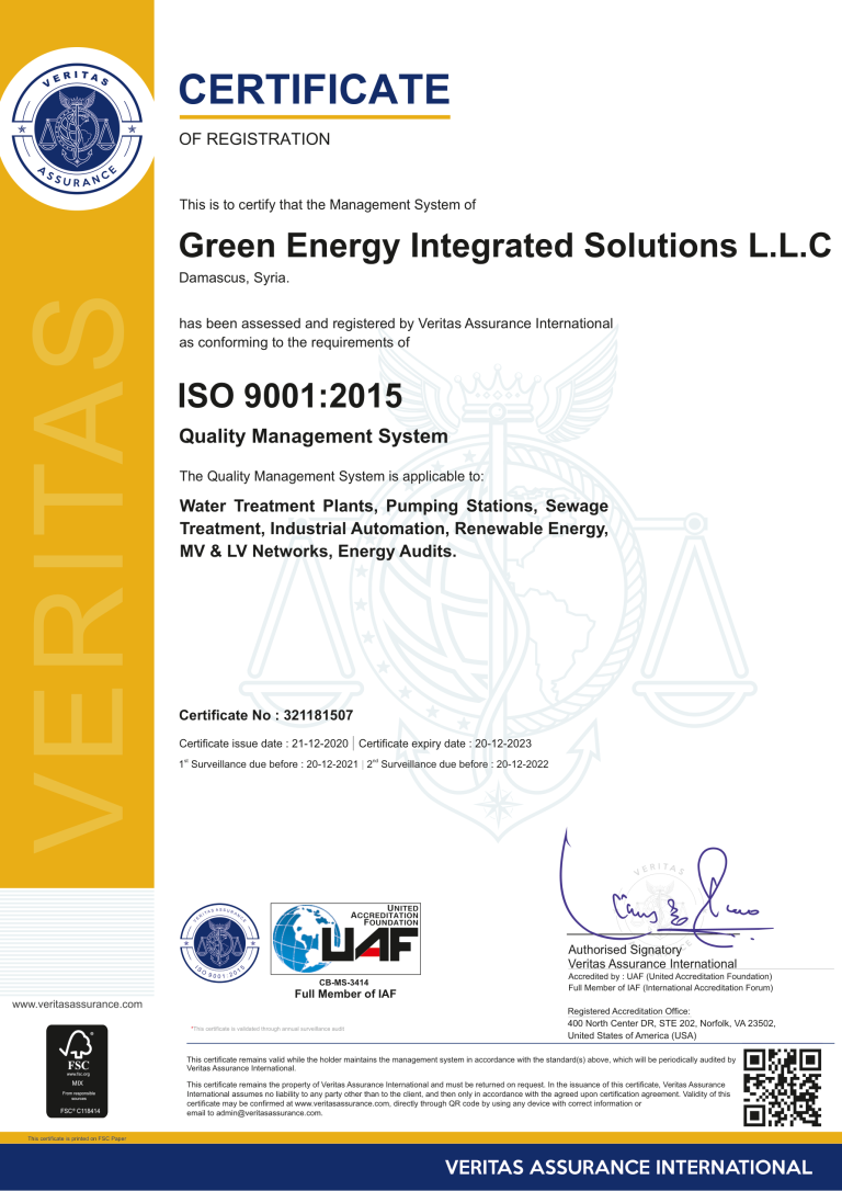 green energy cert